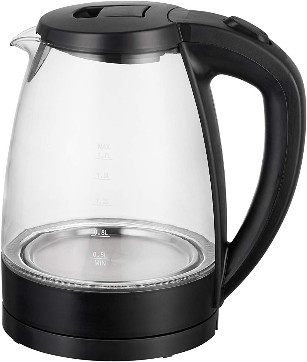 Wasserkocher Glas 1.8 Liter mit LED