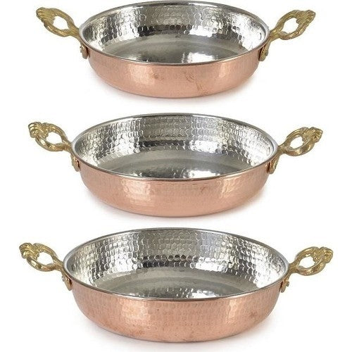 Kupferpfanne 3er Set