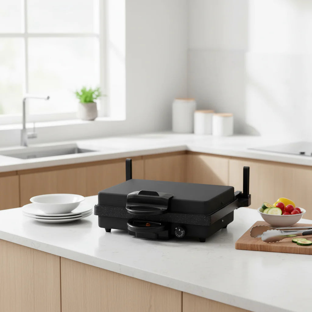 Multigrill Schwarz mit Zübehör
