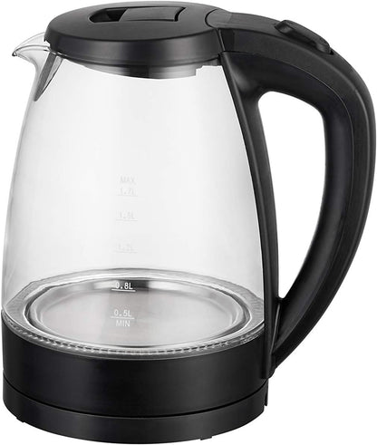 Wasserkocher Glas 1.8 Liter mit LED