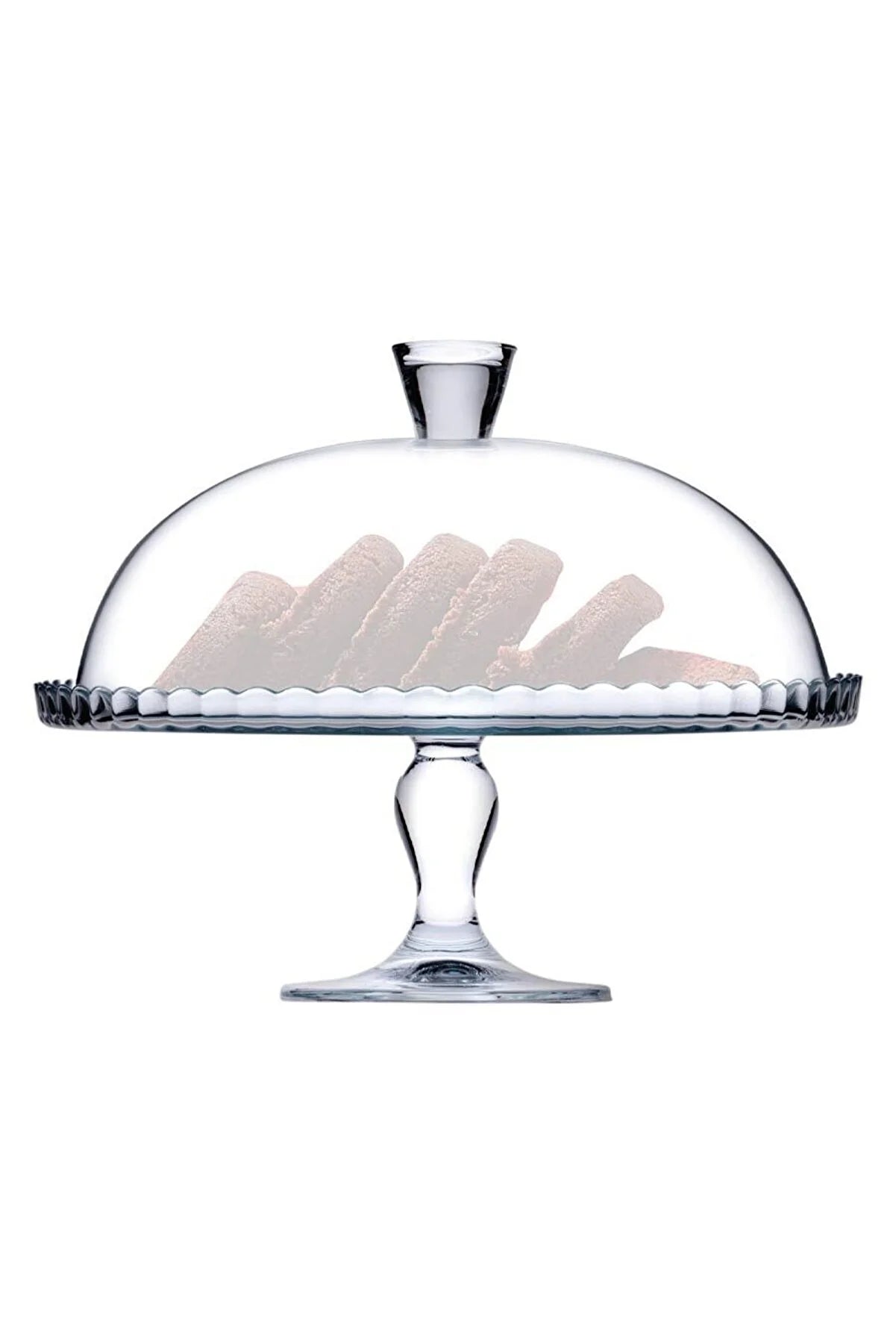 Pasabahce Patisserie Tortenplatte mit Glashaube