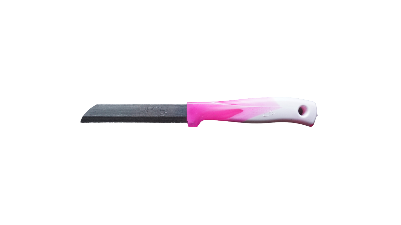 Solingen - Pink-Weiß Messer Made in Germany Allzweckmesser Obstmesser Gemüsemesser Schälmesser, Meyve Bicagi - scharf