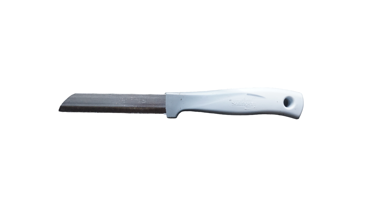 Solingen - Grau-Weiß Messer Made in Germany Allzweckmesser Obstmesser Gemüsemesser Schälmesser, Meyve Bicagi - scharf